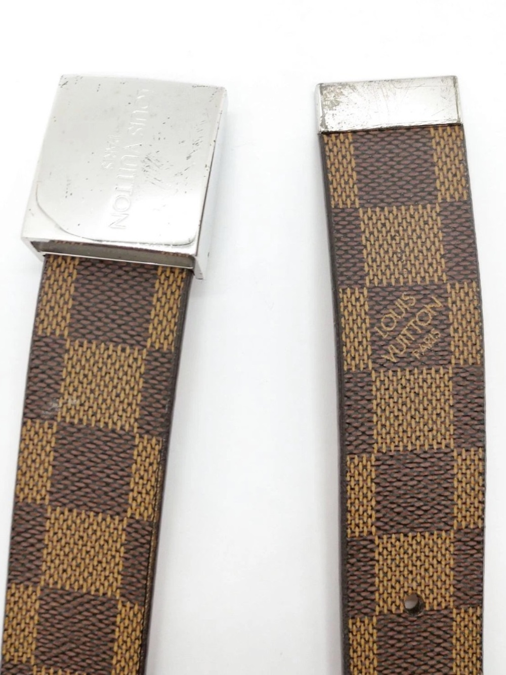 Authentic LOUIS VUITTON Damier Ebene Belt - Picture 14 of 16